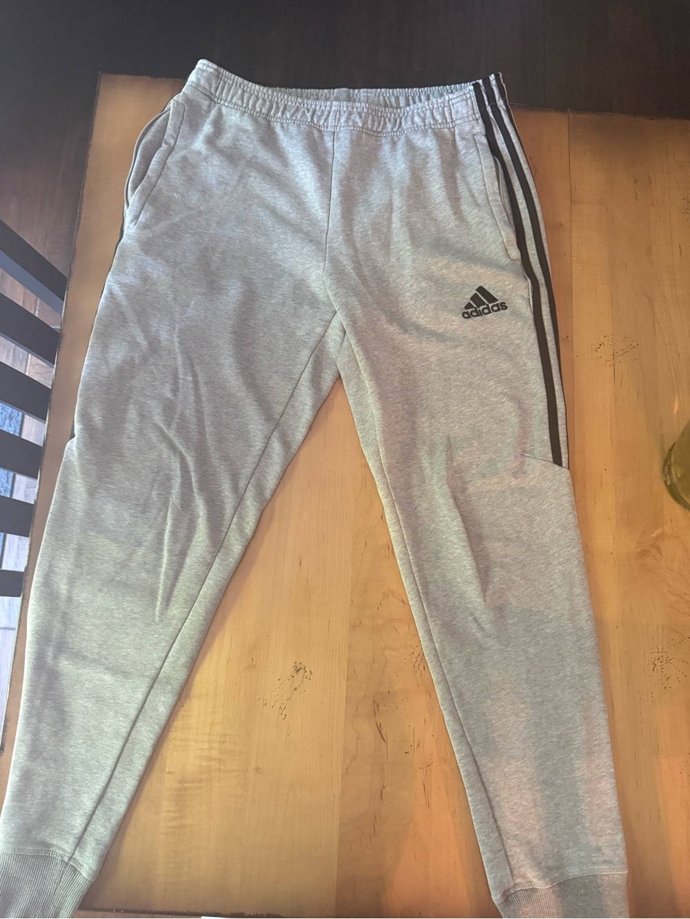 Adidas Men’s Gray Everyday Sweatpants